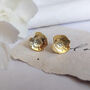 Pressed Flower Daisy Earrings Gold Plated, thumbnail 5 of 8