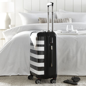 Personalised Suitcase | Sorrento Stripe, 3 of 6