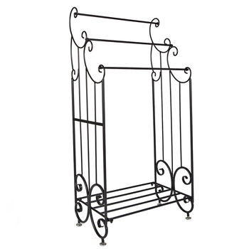 Cast Iron Scrolled Three Section Towel Rail, 2 of 7