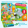 Personalised Jungle Fun Birthday Jigsaw Puzzle, thumbnail 3 of 9