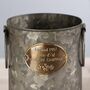 Vintage Bistro Luxury Galvanised Ice Bucket, thumbnail 4 of 6