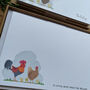Chicken Family Note Cards, thumbnail 2 of 5