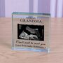 Personalised 'Can't Wait To Meet You' Photo Glass Token, thumbnail 2 of 2