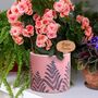 Personalised Pink Fern Bookend Planter, thumbnail 3 of 6