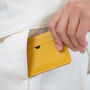 Personalised Handcrafted Slim Leather Cardholder, thumbnail 2 of 11