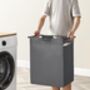 Laundry Basket Laundry Hamper Single Compartment, thumbnail 8 of 9