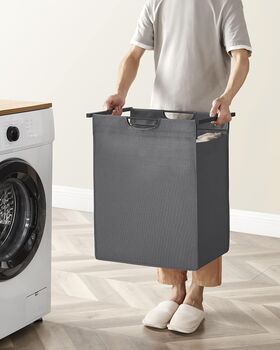 Laundry Basket Laundry Hamper Single Compartment, 8 of 9