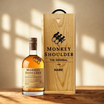 Personalised Monkey Shoulder 'The Original' Whisky Gift Set, 2 of 10