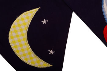 Fly Me To The Moon Cotton Bunting, 5 of 7