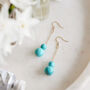 Turquoise Multi Drop Earrings, thumbnail 2 of 3