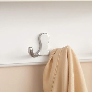 Wooden Hooks Wall Mounted Coat Rack With Dual Hooks, 4 of 8