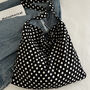 Back To School Bag, Thin Cotton Pots Crossbody Shouder Bag, thumbnail 1 of 6