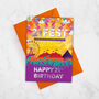 21 Fest Festival Theme 18th Birthday Card 21 Fest, thumbnail 1 of 2