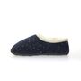 Luna Navy Flecked Women's Slippers Indoor/Garden Shoes, thumbnail 5 of 9