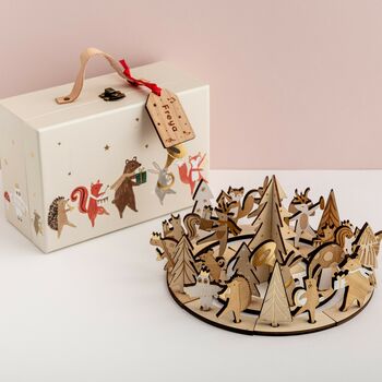 Personalised Marching Band Woodland Advent Calendar, 6 of 12