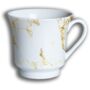 Gold Marble 12pc Tea Coffee Set Ceramic Porcelain China, thumbnail 2 of 3