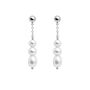 Timeless Three Pearl Drop Earrings, thumbnail 7 of 7