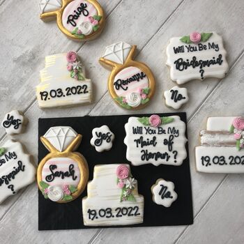 Personalised Bridesmaid Proposal Biscuit Gift, 5 of 5