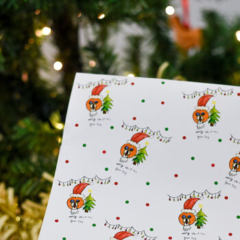 Personalised Child's Drawing Christmas Wrapping Paper, 2 of 8