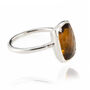 Desert Sunrise Quartz Ring In Sterling Silver, thumbnail 3 of 5