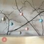 Set Of Six 6cm Hand Painted Ceramic Baubles, thumbnail 1 of 5