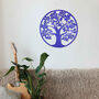 Modern Round Tree Wooden Wall Art For Home Walls, thumbnail 12 of 12