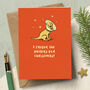 ‘Festive Labrador’ Funny Dog Christmas Card, thumbnail 1 of 3