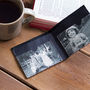 Personalised Mens Leather Photo Wallet, thumbnail 2 of 12