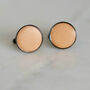 Secret Message Gunmetal And Real Leather Cufflinks, thumbnail 3 of 8