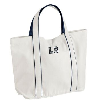 Embroidered Initials Beach Bag, 6 of 6