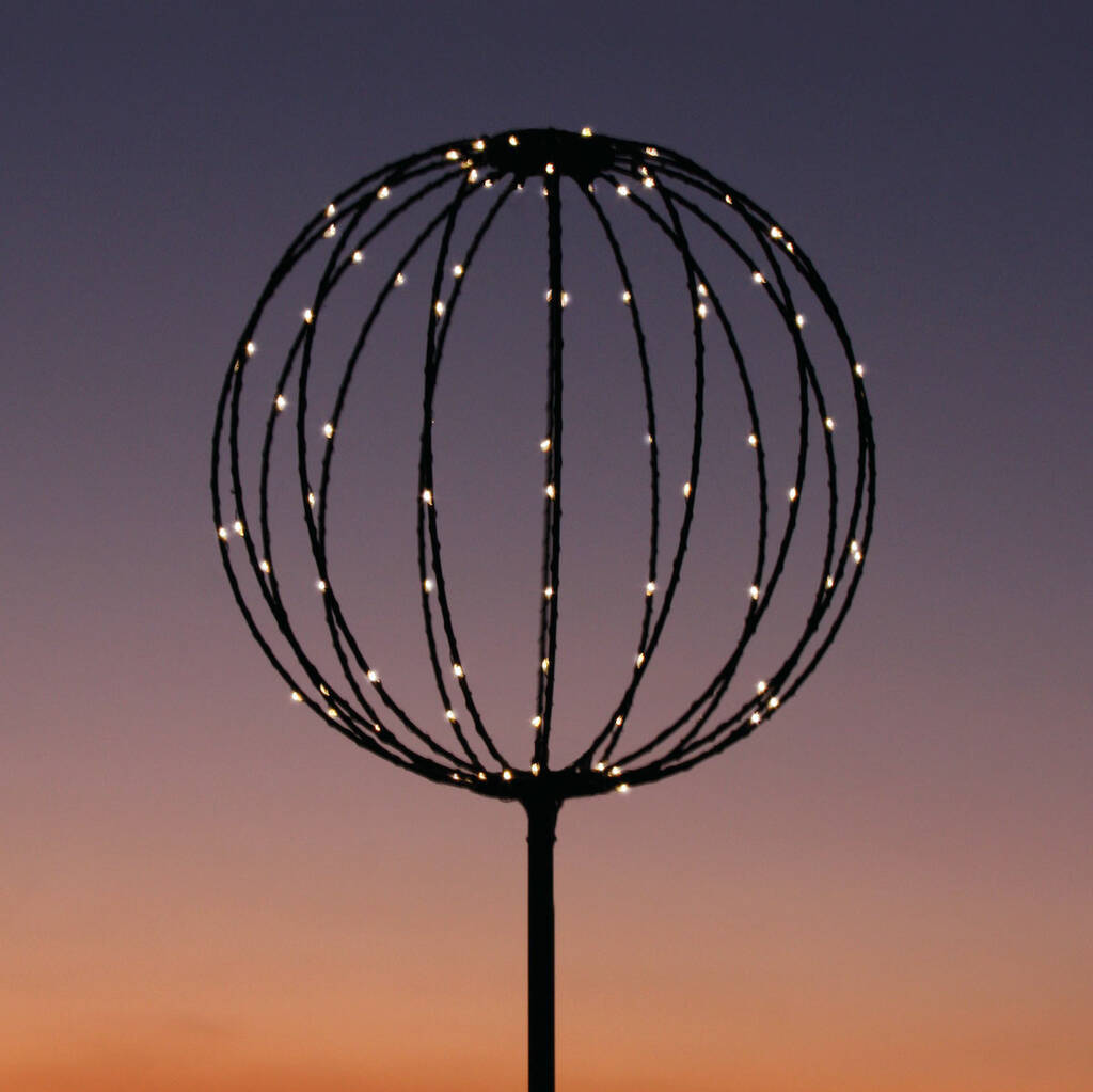 Outdoor Solar Sphere Light By Idyll Home