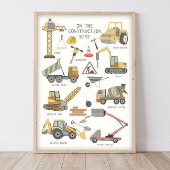 Construction Vehicles Print For Children, 3 of 3