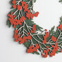 Winter Wreath With Custom Berries, thumbnail 2 of 5