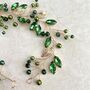 Peridot Green Crystal Hair Vine, thumbnail 3 of 6