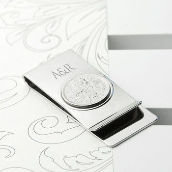 Personalised Sixpence Money Clip, 2 of 5