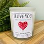 Personalised Funny Golf Valentines Candle Gift, thumbnail 2 of 11
