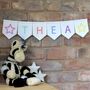 Personalised Name Bunting Nursery Banner Room Sign, thumbnail 5 of 10