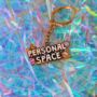 Personal Space Enamel Keyring, thumbnail 3 of 5