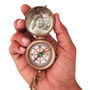 Personalised Picture Photo Engraved Wedding Anniversary Compass Gift, thumbnail 4 of 12