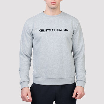 Unisex Ironic Embroidered 'Christmas Jumper', 2 of 3