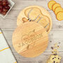 Personalised Wedding Cheese Board Set 'Heart And Arrow', thumbnail 5 of 8