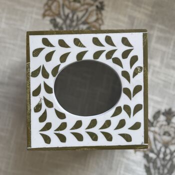Facial Tissues Cover Box Wood Inlay, Guest Room Decor, 7 of 12