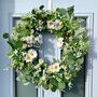 Large White Daisy And Eucalyptus Floral Wreath, thumbnail 8 of 8