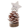 Christmas Pine Cone Place Card Holders Pack Six, thumbnail 2 of 2