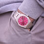 Personalised Wave Watch In Pink, thumbnail 1 of 5