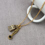 Coffee And Spoon Necklace, thumbnail 2 of 4