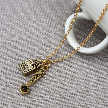 Coffee And Spoon Necklace, 2 of 4