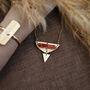 Eco Gold And Tourmaline Necklet, thumbnail 3 of 5