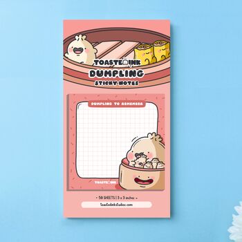 Dumpling Sticky Notes | Cute Stationery, 5 of 5