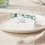 Blue Eucalyptus Wedding Place Cards, thumbnail 1 of 2